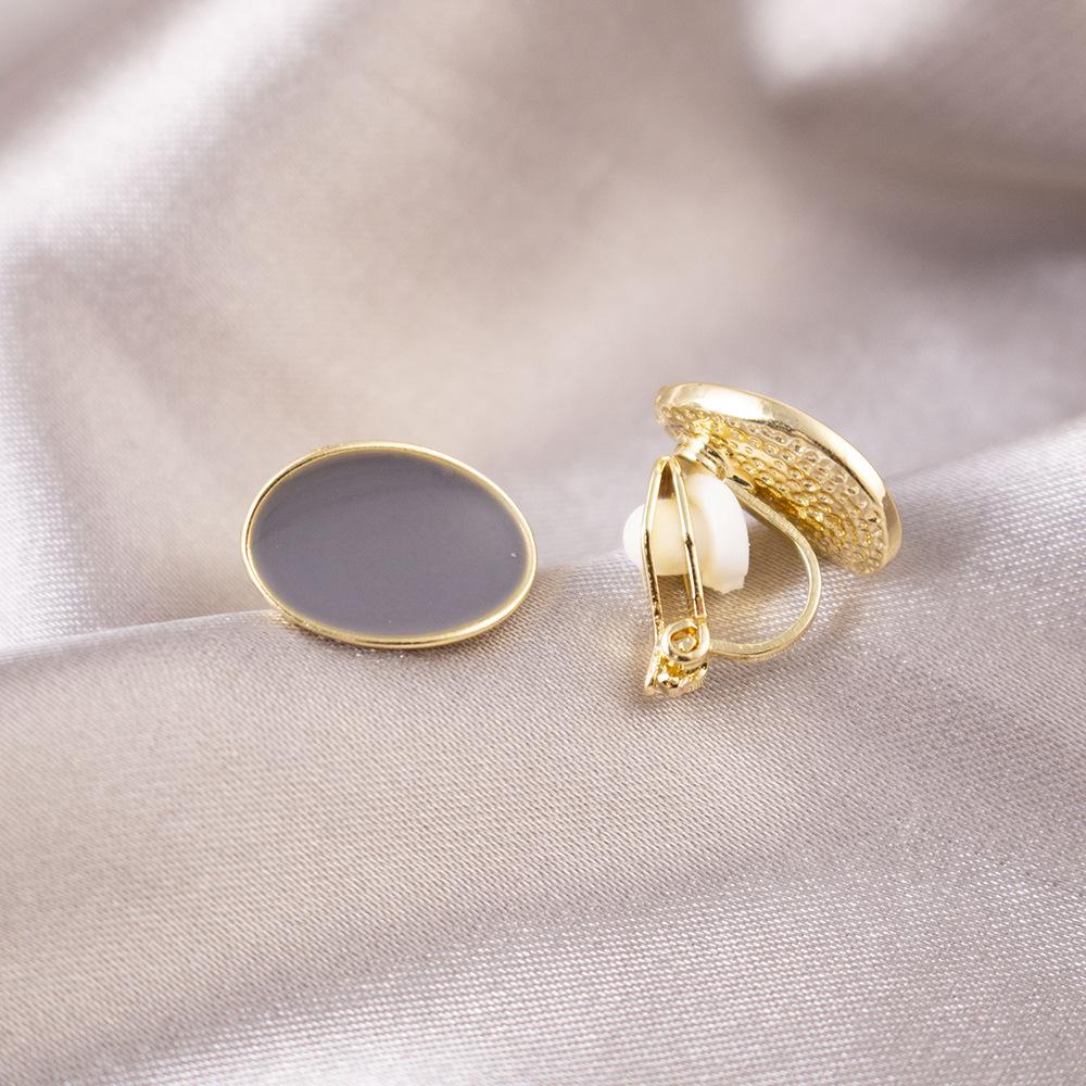 Универсальные легкие роскошные клипсы для ушей без проколов, повседневные высококачественные треугольные клипсы для ушей, универсальные женские серьги