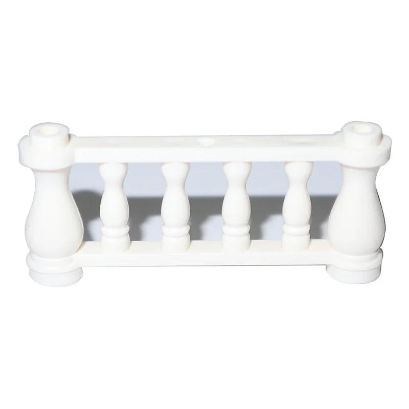 Аксессуары для Города Строительных Блоков Деталь MOC Забор Перила Лестничная Ограда Лестница Ограждающий Брус Замок Сад Ферма Военный Собираемый Кирпич