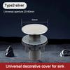 Drainage Seal Faucet Hole Cover Anti-leakage Washbasin Decorative Plug Portable Kitchen Sink Plug