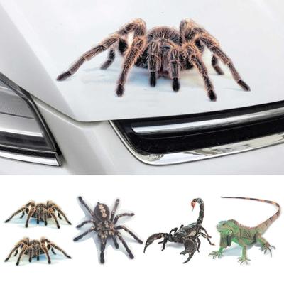 3D наклейка-паук-ящерица автомобиль-скорпион зеркало автомобиля окно бампер наклейка декор