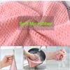 5Pcs Kitchen Towels Coral Fleece Hangable Cleaning Cloth for Tableware Dish Cloth Microfiber Absorbent Household Cleaning Towels