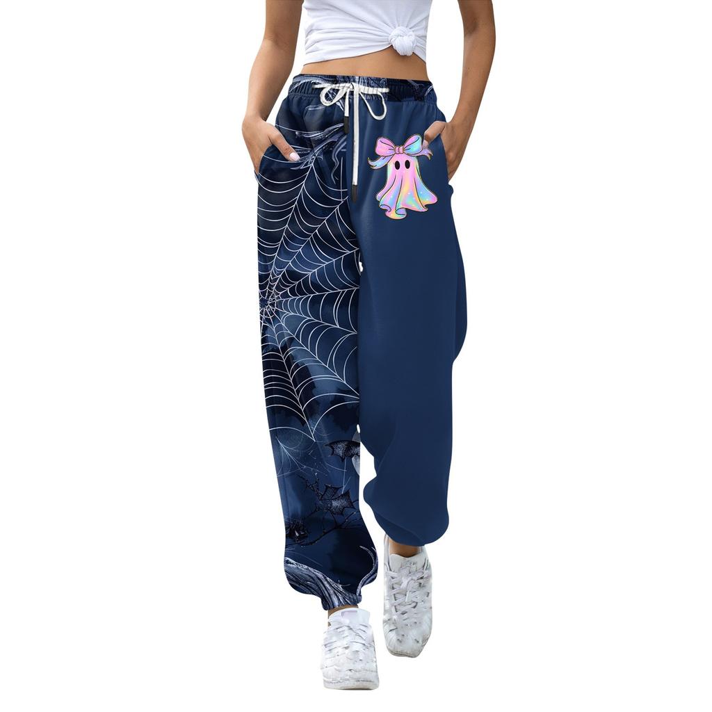 Women's Casual Fashion Sweatpants Halloween Printed Casual Pants