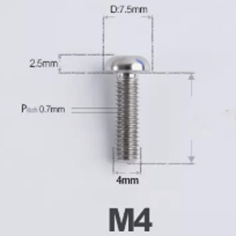 Многоцветный M4 x 6 8 10 12 16 18 20 25 мм Титановый сплав GR5 TC4 Грибковая головка T20 Torx Винт Болт Для Шоссейного велосипеда