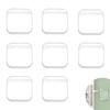Door Stop Cushion [Set of 8] Doorknob, Wallpaper Cushion, Wall, Refrigerator Door Cushion, Door Collision Prevention, Doorknob Collision Prevention, S