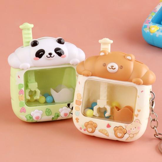 Мини-автомат с клешней брелок для подростков и взрослых для снятия стресса, маленькая игра на ловкость