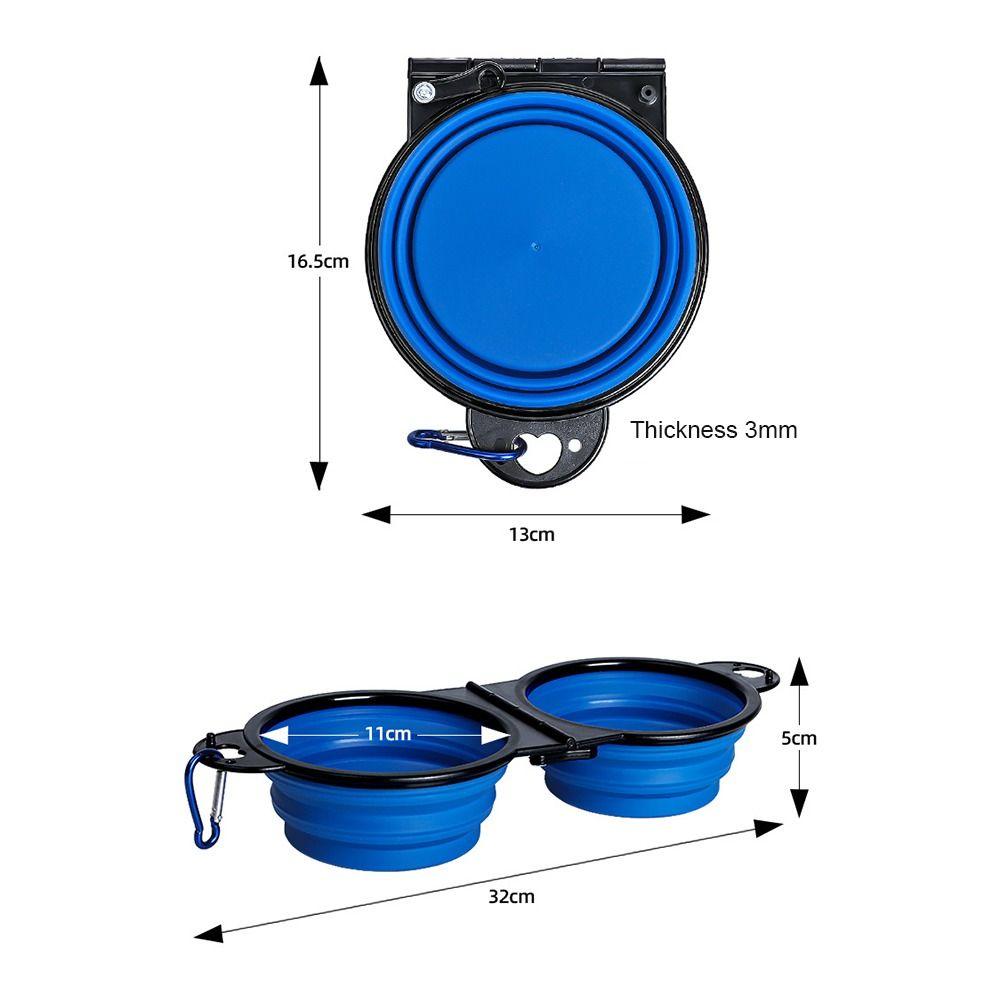 Складная миска для собак TPE Контейнер для корма для щенков Портативная миска-кормушка для собак Собака