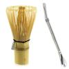 Bamboo Matcha Tea Whisk + Stainless Steel Straw with Filter