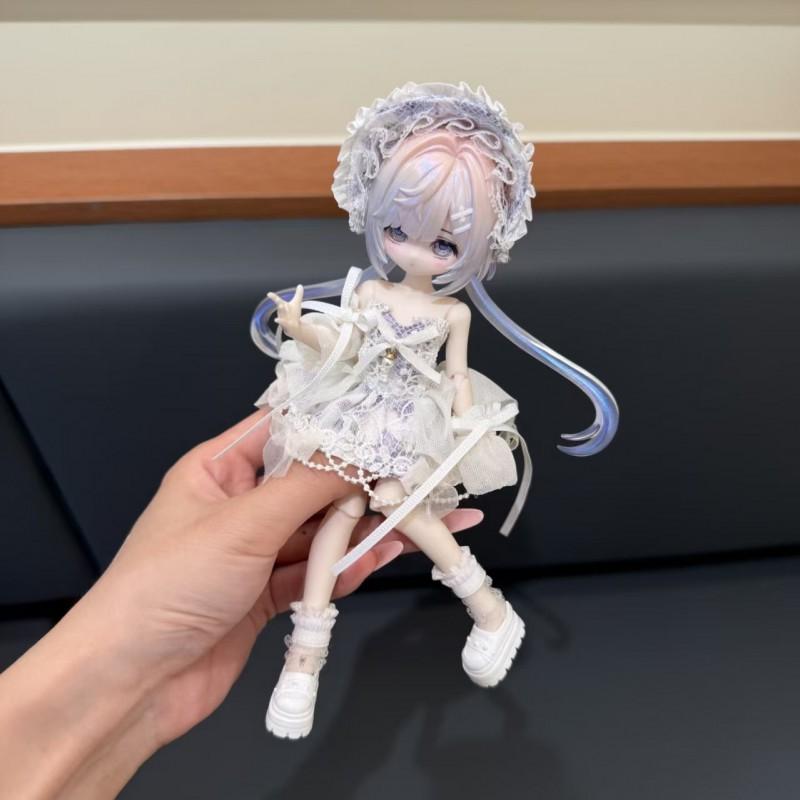 OB11 BJD Doll Outfit Set Purple Moon Whisper 6-Piece Clothing Kit 12cm 8cm Dolls No Included