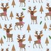 Gift Wrap - Reindeer - 50 Cm X 5 M - Ideal for Christmas - Elegant Packaging - Practical To Use