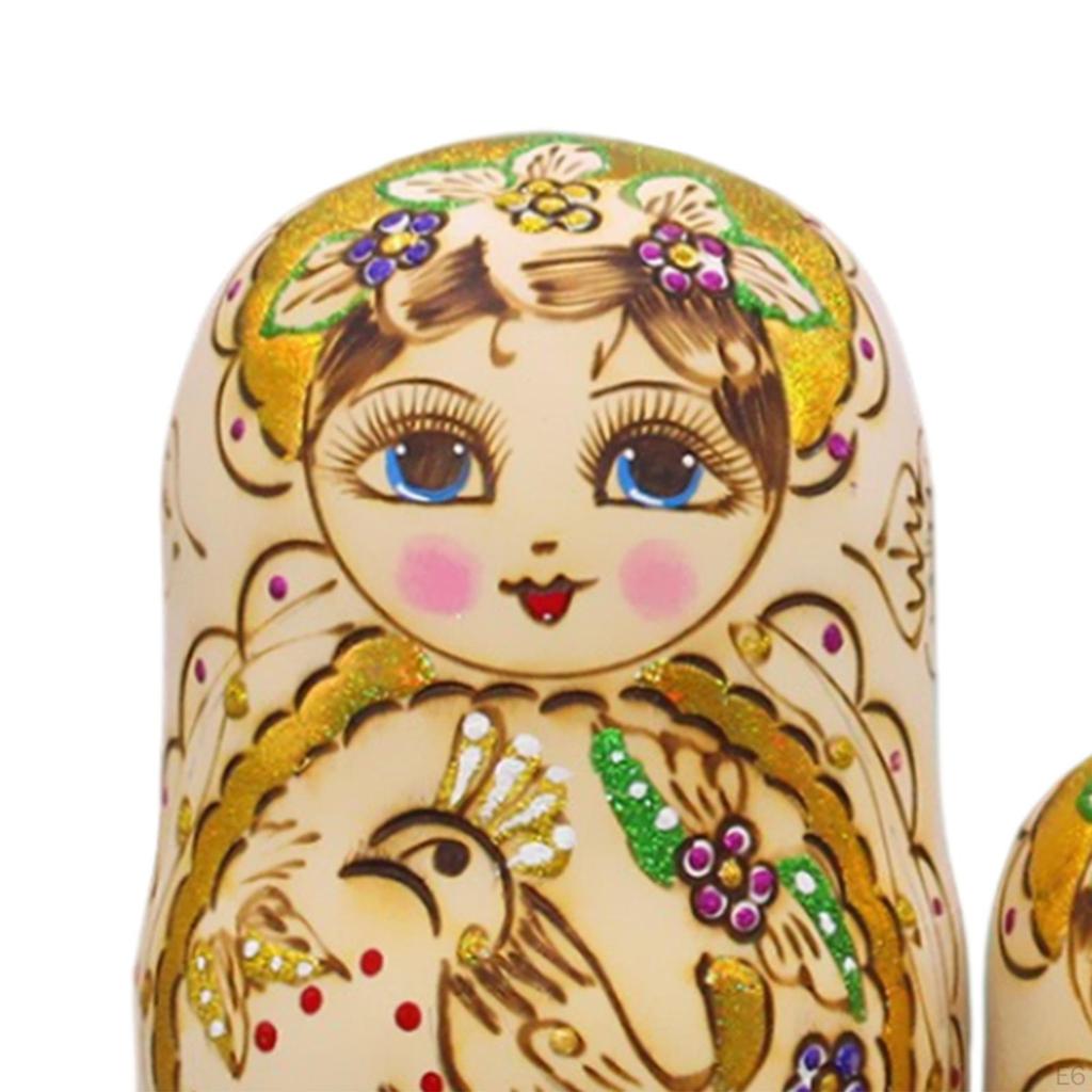 Расписная матрешка Деревянная пирамидка Украшение Матрешка для офиса