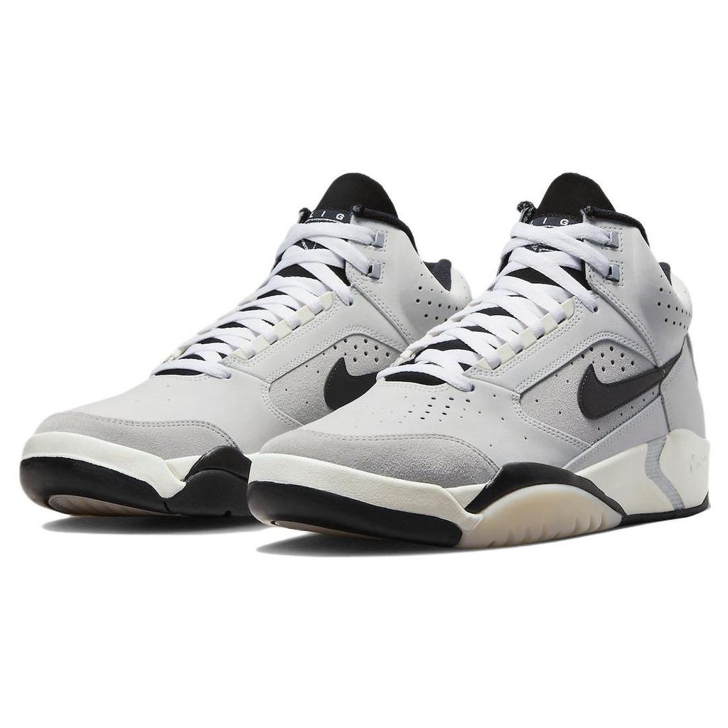 Nike Air Flight Lite Mid Light Smoke Grey Мужские кроссовки Photon-Dust Metallic-Silver Black FJ2949-001