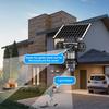 AIOOK V380 PRO 4G Camera HD Three Lenses 12MP 4K Outdoor Solar Camera Waterproof Night Vision Mobile Tracking Two-Way Intercom