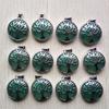 Wholesale 12pcs/lot fashion natural stone alloy tree of life mix Pendants for necklaces jewelry accessories making fast shipping