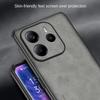 Кожаный противоударный чехол для телефона Skinsheep для Xiaomi Redmi Note 14 4G Note14 Pro + матовый силиконовый защитный чехол для камеры Redmi Note 13 12 14pro