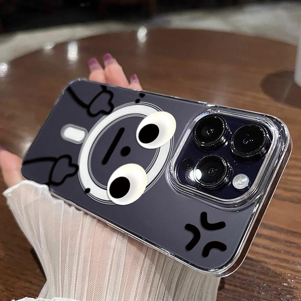 Магнитный чехол для телефона для iPhone 12 14 16 17 Pro 17 16 15 14 13 12 Pro Max 12 13 14 15 16 Высококачественный противоударный чехол Полная защита Милый стиль