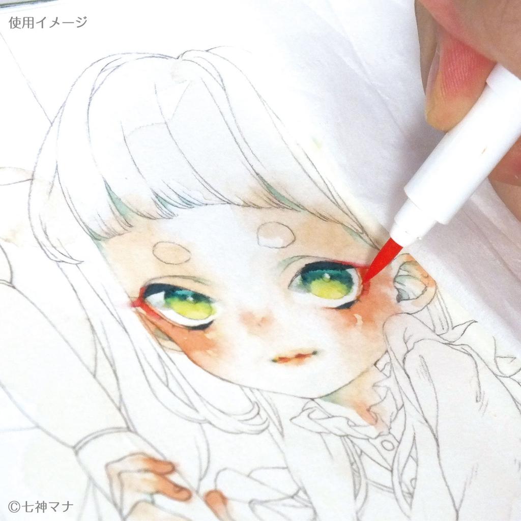 Маркер-кисть Marvy Dye Fine Brush Marker Artist Brush 36 цветов Набор На водной основе 1100-36A