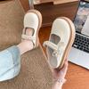 French Baotou Half Slippers Women's Outer Wear 2025 Summer New Pearl Fairy Wind Thick Bottom Mary Jane Cool Slippers