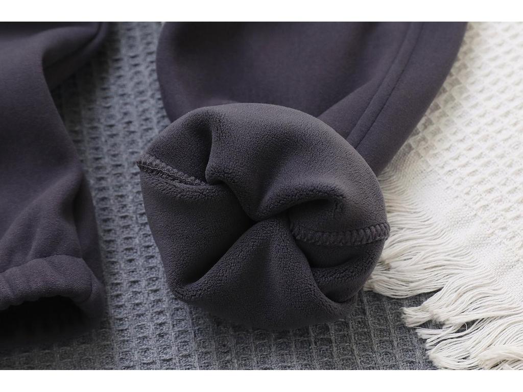 2023 Children's Windproof Winter Sports Pants - Velvet Casual Pants for Boys with Panda Design