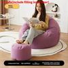 Seat Bean Large Bag Comfortable Lazy Sofa Chair Linen Lounger Couch Gift Tatami