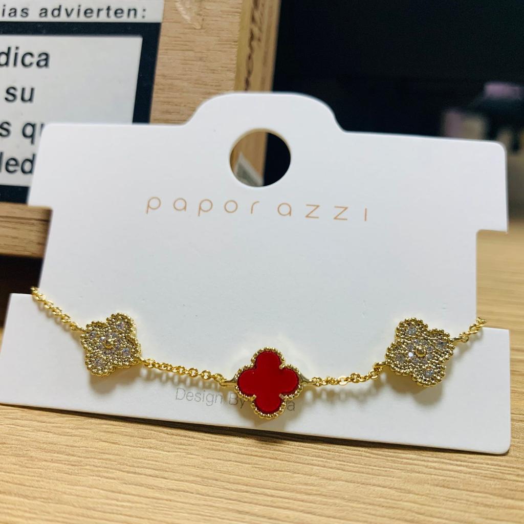 Four Leaf Grass White Beiman Diamond Micro Inlaid Bracelet Advanced Bracelet