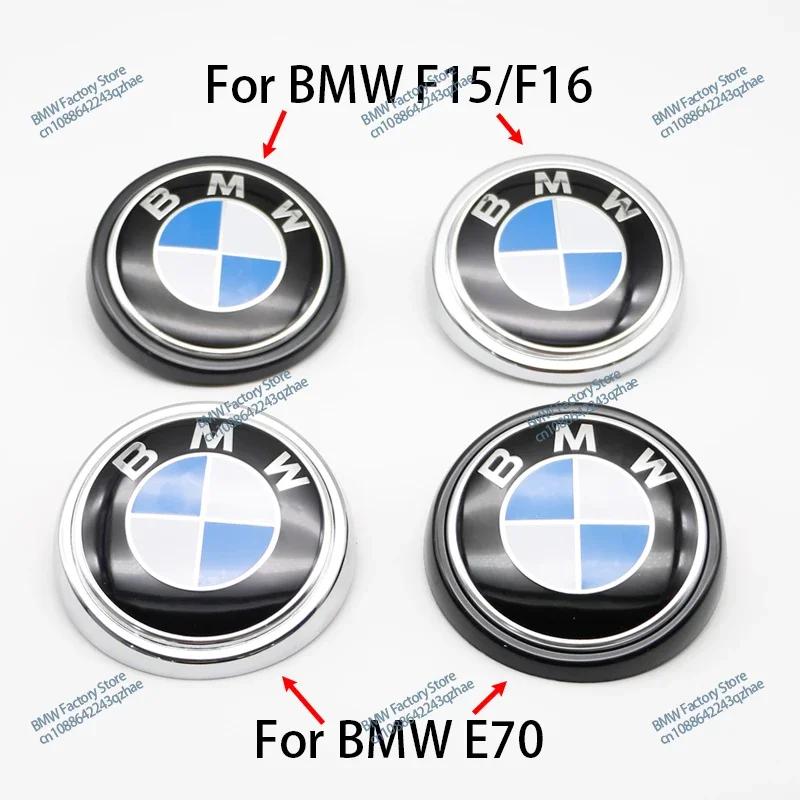 BAAM1 2025 Hot 1PC Sticker Emblem 100mm 95mm Hood Rear Trunk Logo For BMW Dedicated F15 F16 51147294465 E70 51147157696 Decoration Ac