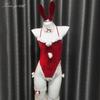 Xianyi сексуальное нижнее белье Bunny Girl Uniform соблазнение сексуальный горячий рождественский комбинезончик съемный костюм женский S33