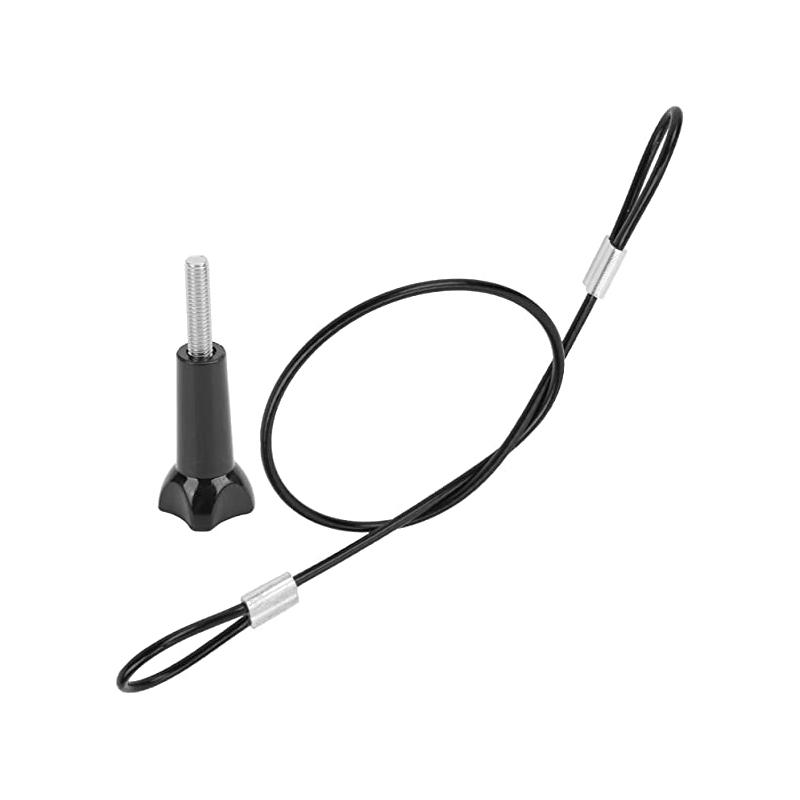 Anti-lost Safety Steel Tether Lanyard For GoPro Hero 13 12 11 10 9 8 Insta360 X4 X2 X3 DJI Osmo Action 5 4 3 Camera Accessories