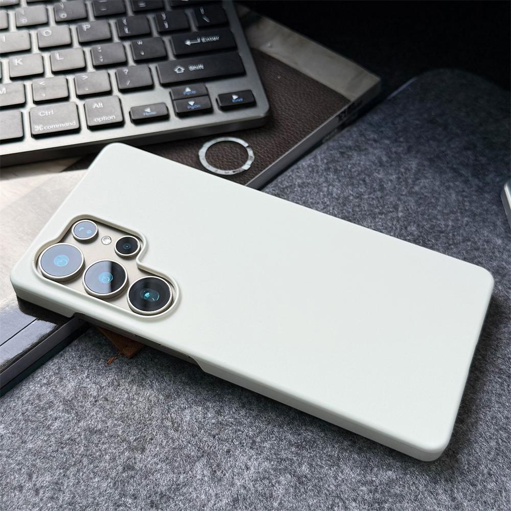 Ультратонкий Матовый Безрамочный Чехол из ПК для Samsung Galaxy S26 S25 Ultra S24 S23 Plus S22 FE A55 A56 A37 A16 Жесткая Безрамочная Крышка