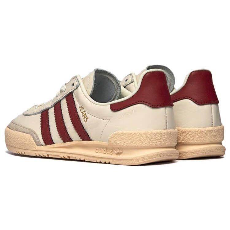 Adidas Jeans Chalk White Collegiate Burgundy Unisex Sneakers Sand-Strata GY7437