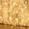 3x3/6x3/9x3m LED Curtain String Lights Christmas Garland Fairy Light Festoon Led Light Wedding Home Bedroom Decoration Lighting