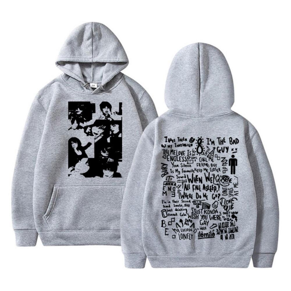 Когда все спят Независимо от того, куда мы идем, мы должны носить толстовки мужские модные свитшоты с графикой «двуликий»