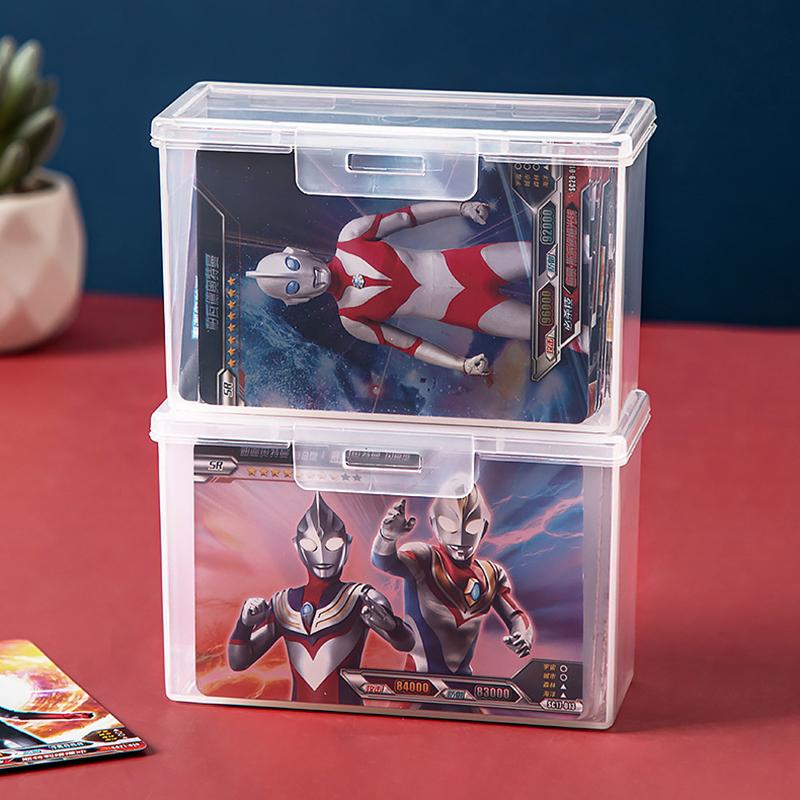 Прозрачные пластиковые коробки Контейнер для игральных карт Pp Чехол для хранения Упаковка Покерная карточная коробка для настольных игр