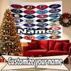 Custom Name Personalized NFL Print Tapestry, Wall Art Decor, Bedroom, Dorm, Apartment, LivingRoom, Party Backdrop, Gift for Birthday