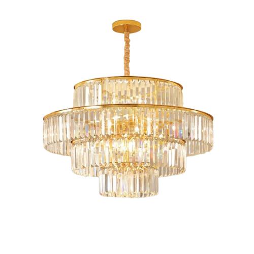 Palazzo - золотая хрустальная люстра 60 см 10xE14
