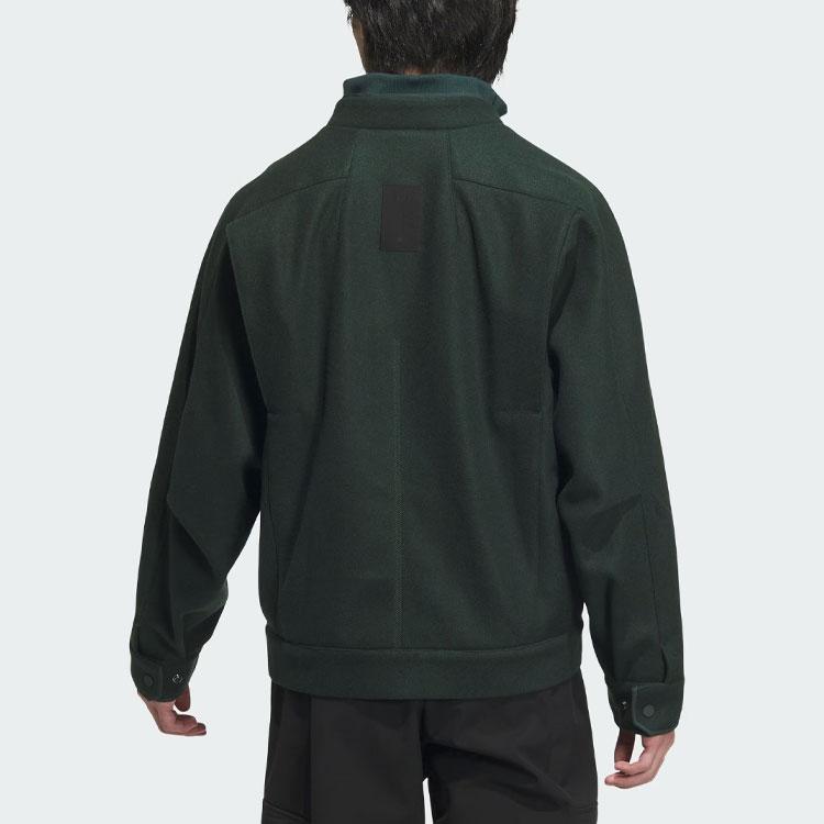 Adidas Wuji Melton Jacket Men Jacket Dark-Green IX4286