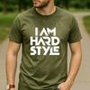 Хлопковая футболка с графическим принтом I Am Hardstyle, унисекс, для хард-танцев, EDM, для фестивалей, стритвир, футболка для хардстайл-рейверов