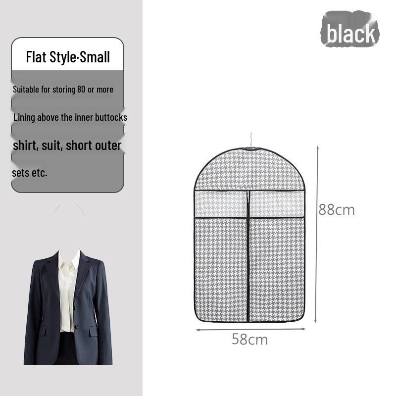 Подвесной прозрачный чехол для одежды от пыли для пиджаков и костюмов