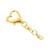 5/10 шт. Соединитель-цепочка с застежкой-лобстером в форме сердца для изготовления бижутерии своими руками, фурнитура, аксессуары для брелка