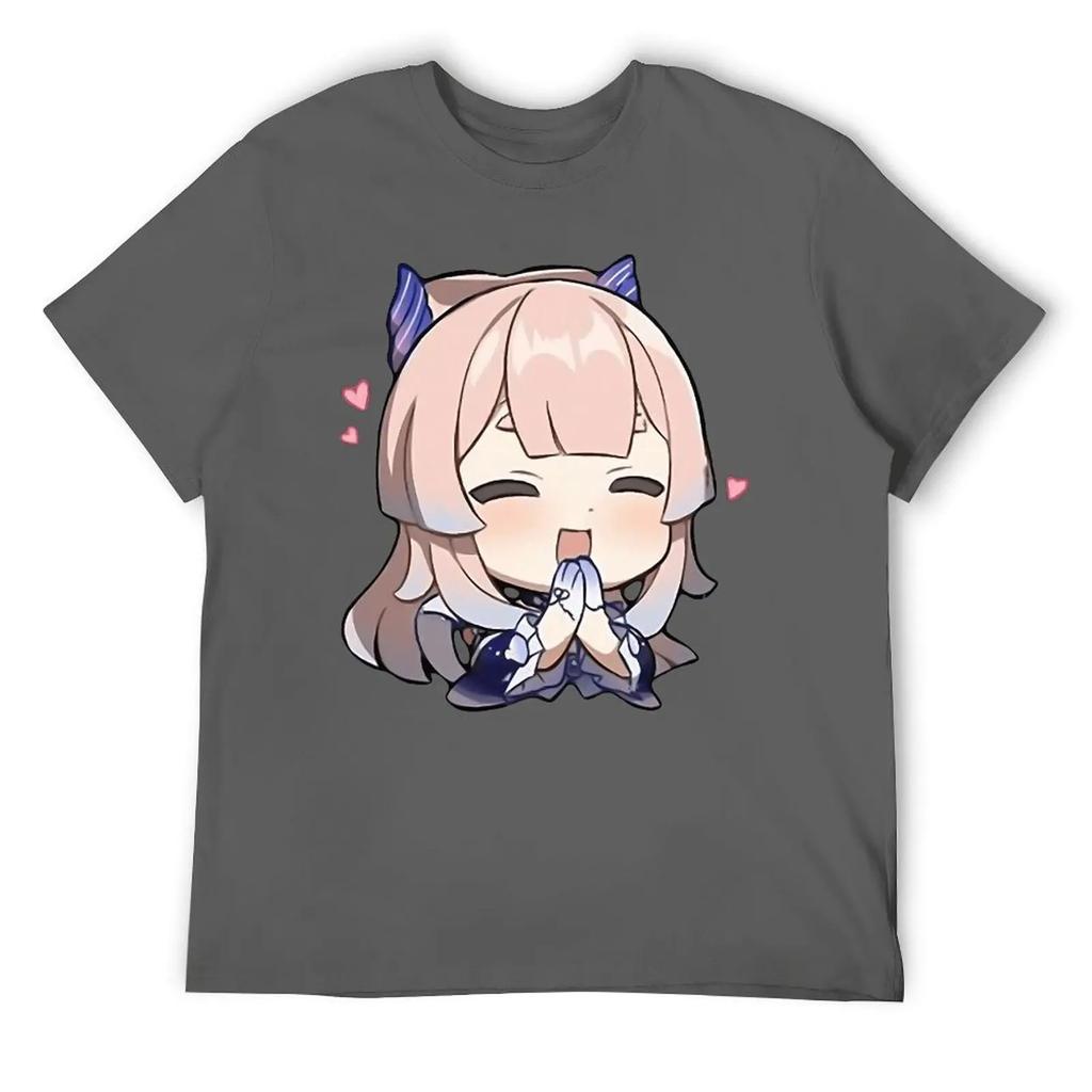 Sangonomiya Kokomi Genshin Impact Pray Tees Vintage T-shirt Harajuku Sports Graphic Aactivity Competition USA Size