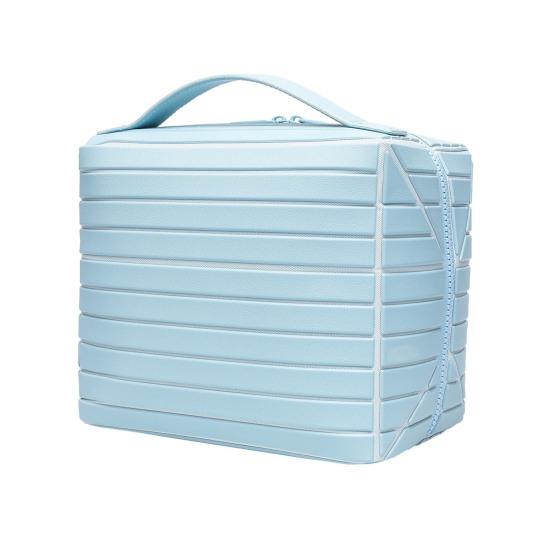 Складная косметичка-органайзер для макияжа, водонепроницаемая, с выдвижными отделениями для средств по уходу за кожей, туалетных принадлежностей, инструментов для макияжа