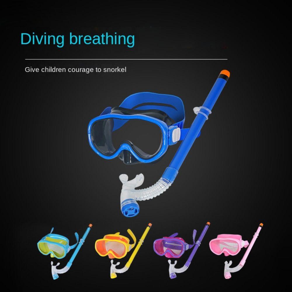 Eyewear Kid Snorkel Set Waterproof Kids Snorkeling Goggles Children Surfing Glasses Diving