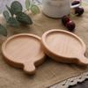 7.5cm Wooden Placemats Coasters Handled Tea Coffee Cup Pad Decorative Heat Resistant Square Round Drink Mat Bowl Teapot Holder