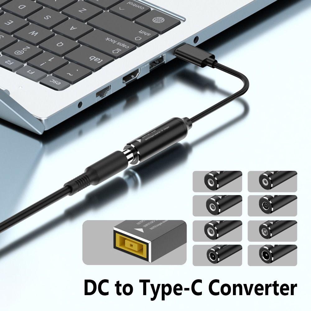 Professional Laptop Charger Connector DC To Type C PD 65W Power Adapter Converter