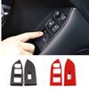 2Pcs/Set ABS Car Door Glass Lift Switch Frame Decoration Sticker For Subaru BRZ/Toyota 86 2012- Auto Interior