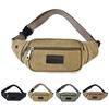 Casual Canvas Waist Bag Waist Bag Mobile Phone Bag Banana Bag Fanny Pack Men