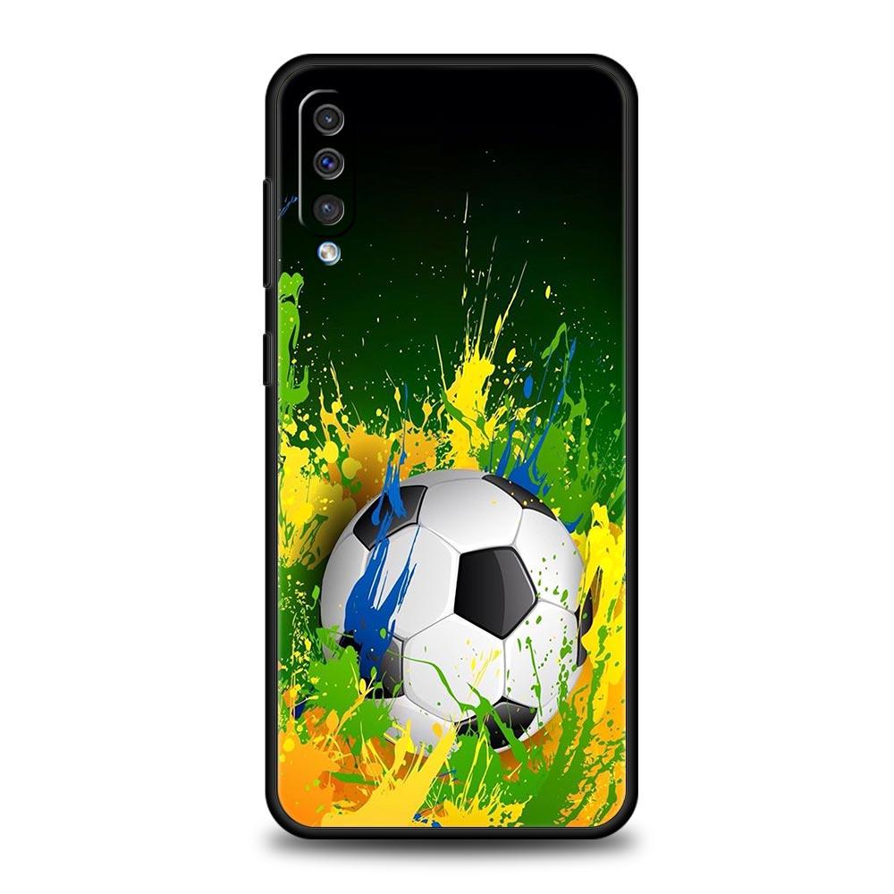 Чехол для телефона с футбольным мячом и футбольным полем для Samsung Galaxy A12 A32 A50 A70 A20E A20S A10S A22 A30 A40 A42 A52 5G A02S A04s