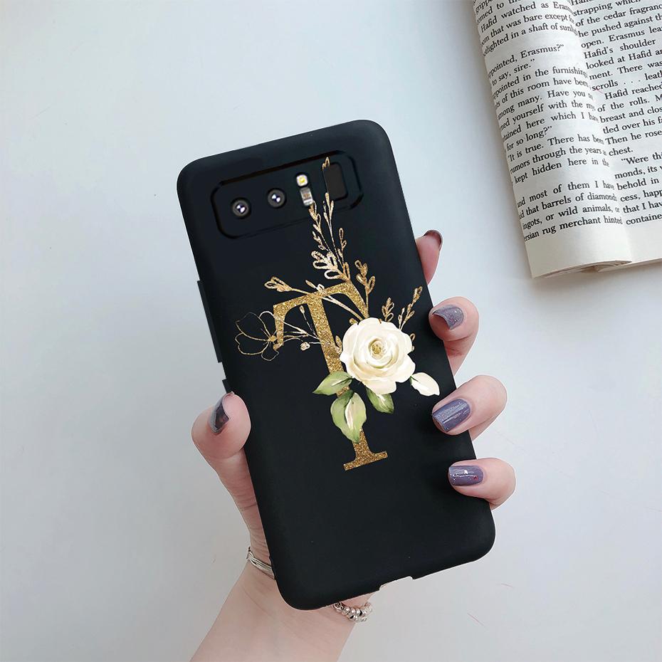 For Samsung Galaxy Note 8 Case SM-N950F Cute Letters Coque Soft Silicone Phone Case For Samsung Note 8 Note8 Cover Fundas Bumper