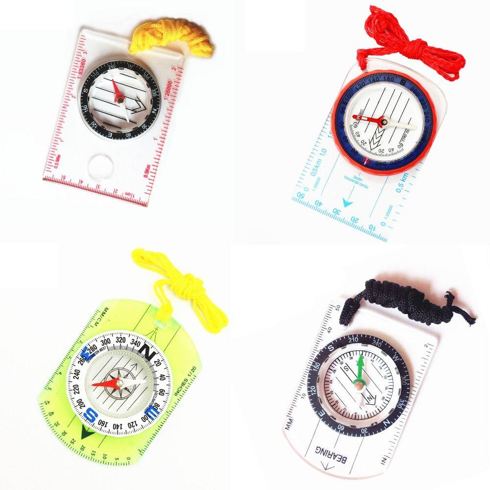Scale Ruler Orienteering Thumb Compass Outdoor Navigation Compass Map Reading Scouts Compass Ruler