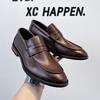 Comfortable Men's Loafers Soft-Soled Slip-On Shoes Versatile Casual Business Driving Shoes Male Formal Leather Shoes Moccasins