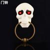 Halloween Doorbell Glow Sound Horror Props Electric Toys Welcome Door Hanging Skull Decoration